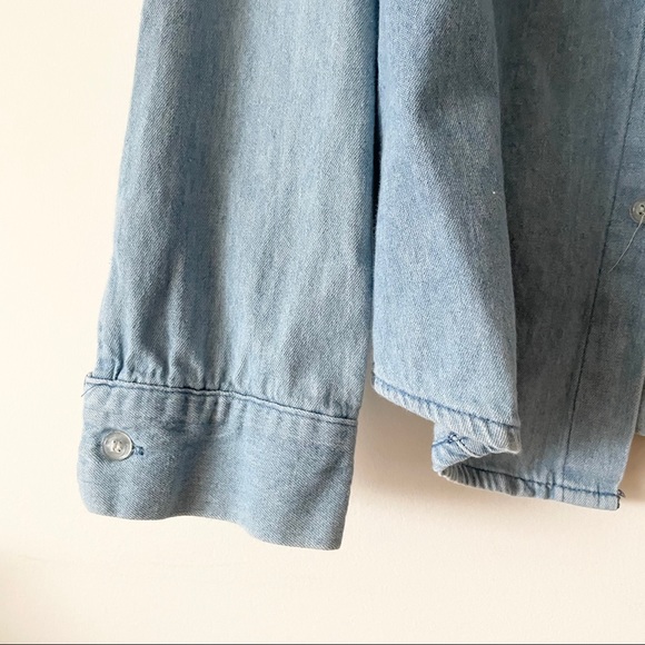 💙 Vintage Denim Long Sleeve Top - Picture 11 of 12